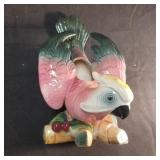 Porcelain Cockatiel wall pocket vase