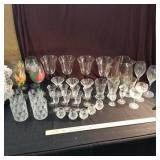 Crystal stemware & tumblers37 pieces
