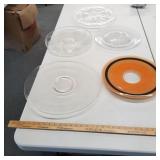 5 very large serving trays