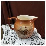 English Staffordshire milk pitcher