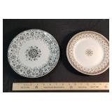 2 ironstone plates