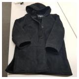 Liz Claiborne  faux suede hooded jacket, Sz S