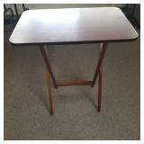 Wood tv tray