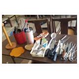 Kitchen items: knives, Pampered Chef,  utensils