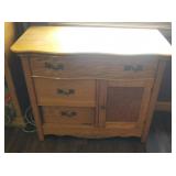 Antique Oak wash stand