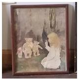 Vintage Teddy bear print