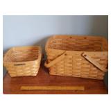2 Longaberger baskets