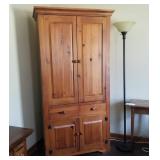 Pine television cabinet