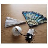 2 fans & perfume atomizer