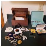 Costume jewelry & boxes