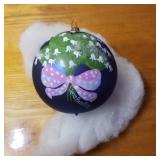 Vera Bradley hand painted Christmas ornament