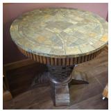 Round pine cone table #2