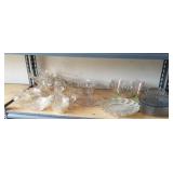 Huge lot of crystal glassware