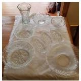 Crystal Glassware, 9 pieces