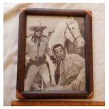 Lone Ranger & Tonto framed photo