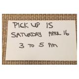 Pick-up Times