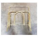 Brass magazine rack