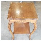 Small vintage wooden table