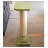 Antique column plant stand