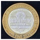 $10 Silver .999 Sheraton Gaming Token