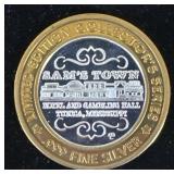 $10 Silver .999 Sams Town Gaming Token