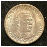 Silver 1947 Booker T Washington Half-dollar