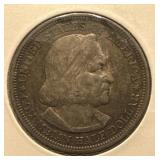 Silver 1893 Columbian Expo Half Dollar Comm