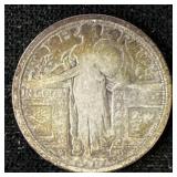 Silver 1917 Standing Liberty Quarter Type-1