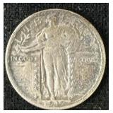Silver 1917 Standing Liberty Quarter Type-2