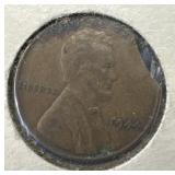 1944 Lincoln Cent And 1965 Quarter Clipped Coins