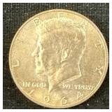 Silver 1964-d Kennedy Half Dollar
