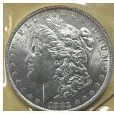 Unc Silver 1883-o Morgan Dollar