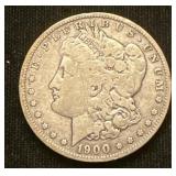 Silver 1900-s Morgan Dollar