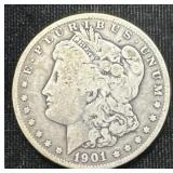 Silver 1901-o Morgan Dollar