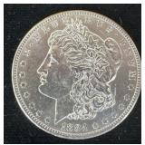 Silver 1884-o Morgan Dollar, Nice Details