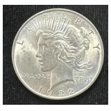 Very Nice Silver 1922 Peace Dollar
