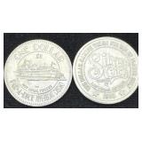 2- $1 Casino Gaming Tokens