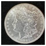 Silver 1896 Morgan Dollar