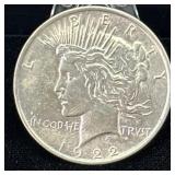 1922 Silver Peace Dollar