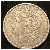 Silver 1921 Morgan Dollar