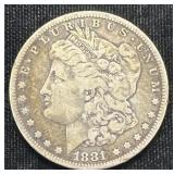 1881-s Morgan Silver Dollar