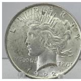 1922 Silver Peace Dollar