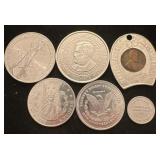 6 Various Tokens, 3 Are Vintage