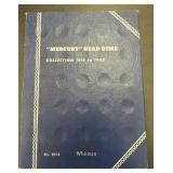 Whitman Mercury Head Dimes Book (no Coins)