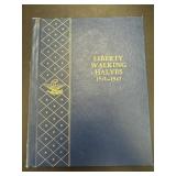 Whitman Walking Liberty Halves Book (no Coins)