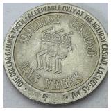 1987 $1 Gaming Token Holiday Casino, Las Vegas