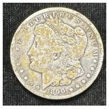 Silver 1890-cc ( Carson City) Morgan Dollar