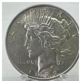 1922 Silver Peace Dollar