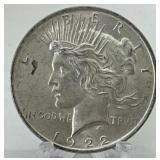 1922 Silver Peace Dollar