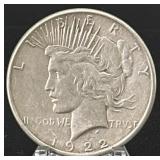 1922-s Silver Peace Dollar